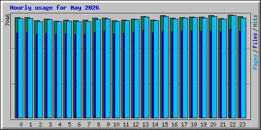 Hourly usage for May 2026